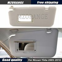 Car Interior Sun Visor For Nissan Tiida 2005-2012 LEFT Right Front Windscreen Sun Shade Sun Shield With Mirror Auto Sunvisor