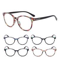 Unisex Reading Glasses +1.0- +4.0 Fashionable Reading Glasses Style Unisex Vintage Round Eyeglasses