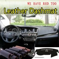 สำหรับ Kia Cadenza K7 2010 2011 2012 2013 2014 2016หนัง Dashmat ฝาปิดแผงควบคุม Dash พรมที่กำหนดเองรถ Sunshade รถพวงมาลัยซ้ายรถพวงมาลัยขวา