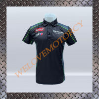 เสื้อยืดแขนสั้น KAWASAKI JP-0853 เนื้อผ้าเนื้อผ้าไมโครไฟเบอร์ มีประสิทธิภาพในการซับเหงื่อสูง