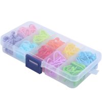 120 Pieces Knitting Crochet Locking Markers Needle Clip, 10 Colors