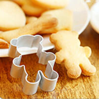 Metal Alloy Cake Cookie Bakeware Mould Fondant Cookie Cutters Biscuit Kitchen Little Bear Mold Diy T8M9