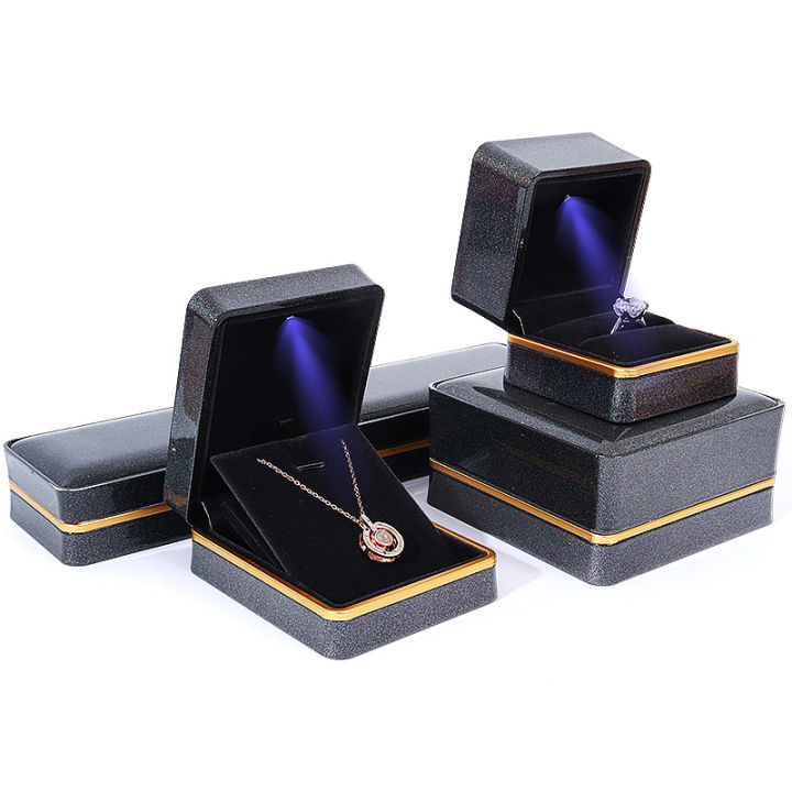 short-plush-bead-treasure-box-earnail-jewelry-box-rounded-gold-edge-led-light-box-led-light-jewelry-box-led-light-necklace-box