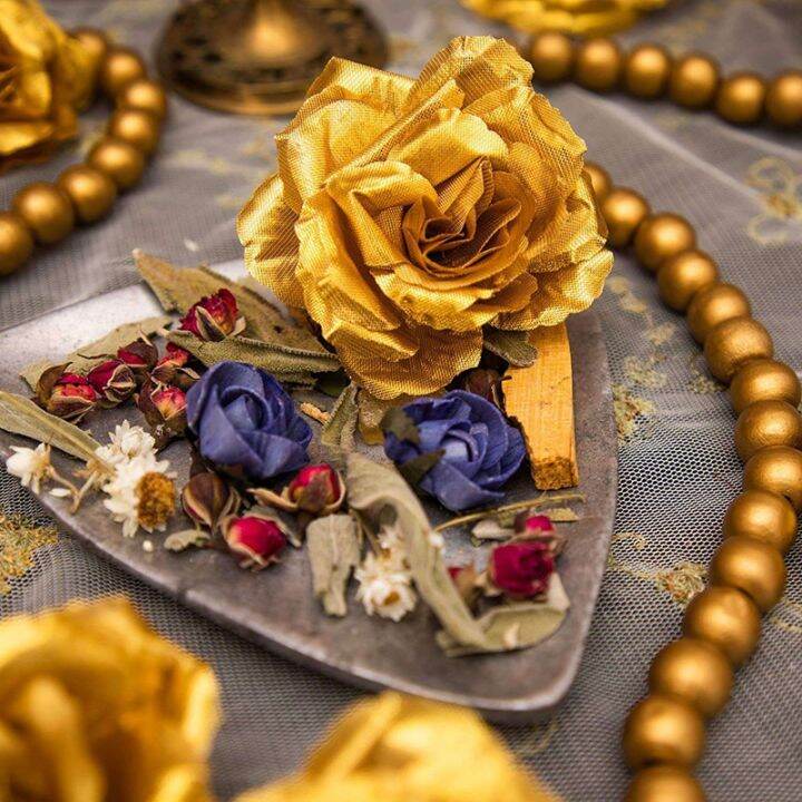 artificial-flowers-silk-rose-flower-heads-100pcs-for-hat-clothes-album-decoration-wedding-decoration-gold