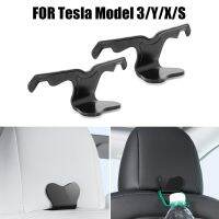 ตะขอเก้าอี้หลังรถ2ชิ้นสำหรับ Tesla รุ่น3 2021รุ่น Y/x/s อุปกรณ์ตกแต่งภายในรถยนต์ที่เก็บของที่เก็บแบบแขวนพนักพิงศีรษะ