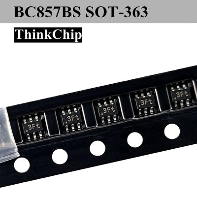 【Limited-time offer】 (50Pcs) BC857BS BC857 BC857B SOT-363 PNP General Purpose Double ทรานซิสเตอร์ (เครื่องหมาย3Ft)