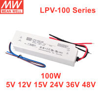 Mean Well IP67 Series 100W สำหรับไฟ LED LPV-100-12 LPV-100-15 LPV-100-2 4 LPV-100