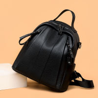 New Fashion Backpack Women Backbag 100% Genuine Leather Travel Ladies Backpacks College Student Book School Bag For Teenage Girl