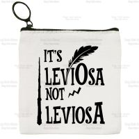 ▲✟✓ Its LeviOsa Not LeviosA Version Simple Coin Purse Coin Purse Female Student Canvas Cute Key Bag Mini Clutch Small Purse