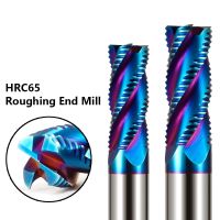 【hot】✥✎  Carbide Roughing End Mill 3 4 flute 3 20mm Milling Cutter Bits Router Bit Wood Metal Machining