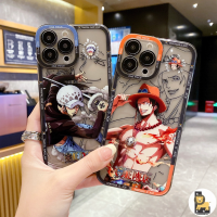 QuXis เคสโทรศัพท์ตัวการ์ตูน Ace สำหรับ IPhone 14 13 12 11 Pro Max X XR XS 7 8 Plus ฝาครอบซิลิโคน TPU อ่อนป้องกัน SE2