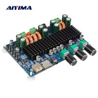 AIYIMA Bluetooth-compatible 100W Amplifier Audio Board Amplificador USB TF Decoding 2.1 Channel Digital DC12 26V