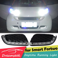 LED DRL Daytime Running Light for Mercedes-Benz Smart Fortwo W451 2008 2009 2010 2011 Day Light Fog Lamp