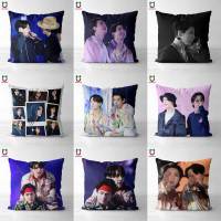 (All in stock, double-sided printing)    Kpop Cushion Kpop Plush Pillow Cover DIY 87 Cushion Cover Square Poszewka 40X40cm 45x45CM   (Free personalized design, please contact the seller if needed)