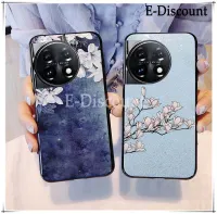 เคสโทรศัพท์ TPU แบบน่มเคส Nillkin สำหรับ OnePlus11R OnePlus11ลายดอกไม้และกากเพชรส่องแสงเป็นประกายวิบวับแมกโนเลียเคสกันรอยฝาหลัง OnePlus 11 11R