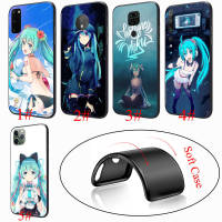 อ่อนนุ่ม Black เคสโทรศัพท์ หรับ iPhone XR 7 6s 6 11 5s XS 5 8 SE Max Plus X Pro ปก 525YX Hatsune Miku