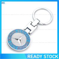 Stainless Steel Metal Benz Car Logo Keychain 3D Key Chain Keyring