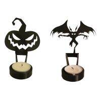 Halloween Decorations Home Halloween Decor,Funny Shadow Candle Holders Tabletop Decorative Candle Stands Decoration