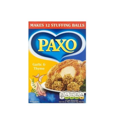 Import Foods🔹 Paxo Garlic &amp; Thyme Stuffing Mix 170g แพ็กโซ่ กาลิค แอนด์ ไธม สตัฟฟิง มิกซ์ 170 กรัม