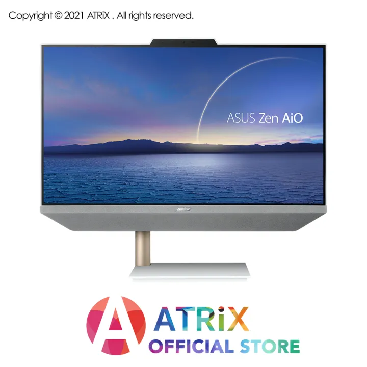 【MS Office|Express Delivery】Zen AiO 24 M5401 | M5401WUAT-WA002W/M5401WUAT-WA003W | AMD Ryzen 5 5500U/AMD Ryzen 7 5700U | 23.8" FHD 1920x1080 Touch | 8GB/16GB RAM | 512GB SDD + 1TB HDD | Win11 Home | 3