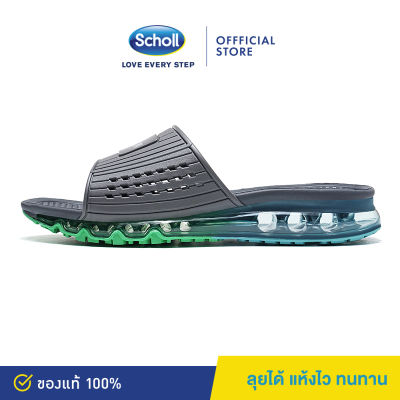 Scholl AIR NlK_Eรองเท้าแตะร่วม Full Palm Air Cushion Fashion Sandals Sports Slippers รองเท้าแตะยืดหยุ่นสำหรับผู้ชาย