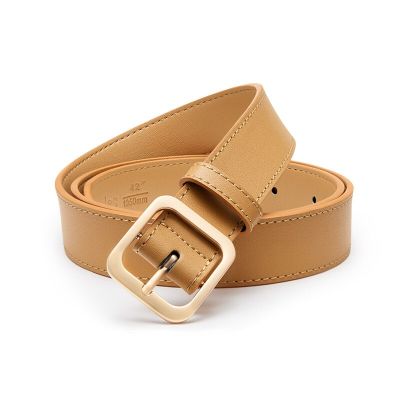 Cnoles Ladies Leather Brand Belt Designers High Quality Belt Fashion Pin Buckle Girl Jeans Dress Belts For Women
