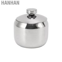 Hanhan Seasoning Box Condiment Jar Dustproof with Lid for Picnics