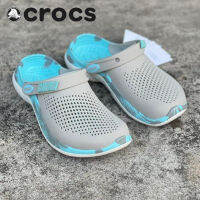 【ผลิตภัณฑ์ใหม่】Crocs 2023 ใหม่ในฤดูร้อน ความสุข 360 ของผู้ชายแห้งเร็ว สูดอากาศและรองเท้าเย็นกลางแจ้งสําหรับสุภาพสตรีที่ชายหาด