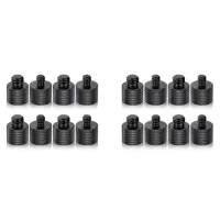 16Pcs Microphone 1/4 Male to 3/8 Female and 3/8 Male to 1/4 Female Camera Screw Adapter for Camera Tripod Stand