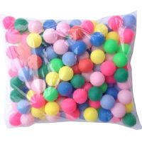 50 pcs /Pack Colorful Ping Pong Balls 40MM Entertainment Table Tennis Balls For Game Frosted