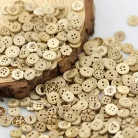 Mix Mini Scrapbooking Wood Small Buttons 9mm/10mm for Doll Diy Crafts Supplies Home Decor Clips Pins Tacks