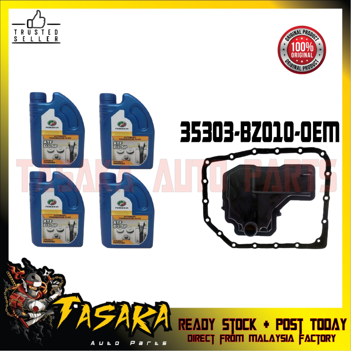 Perodua ATF D3SP Bundle with Gearbox Filter & Gasket For Perodua Myvi