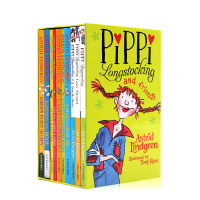 English original genuine Pippi longsticking and friends stockings leather 10 volumes boxed international Andersen Award Lin Glenn works leather stockings Chapter Book