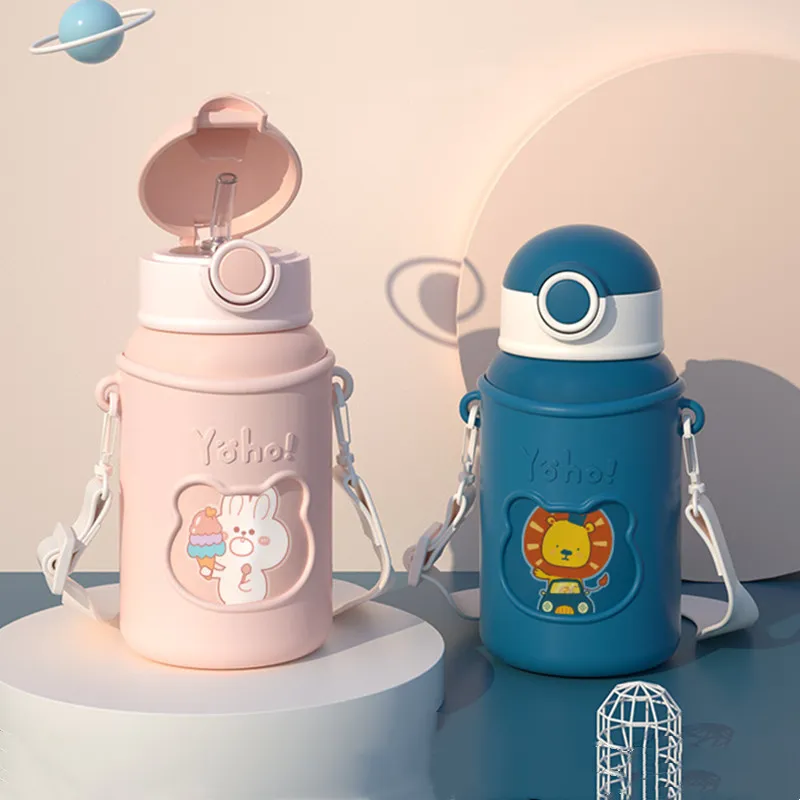 New 350ml 450ml Kids Cartoon 316 Stainless steel thermos cup with