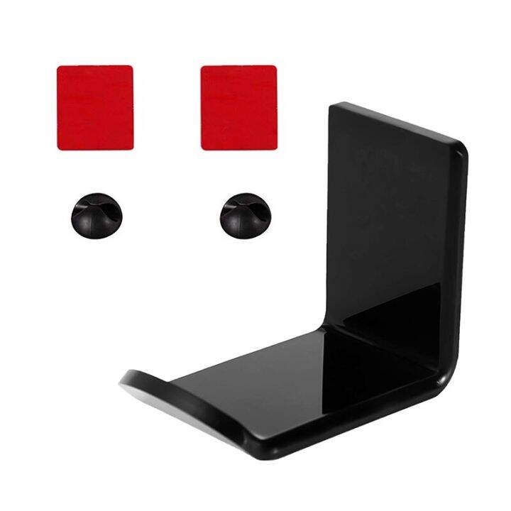 Universal Durable L Shape Headphone Wall Mount Simple Hook Acrylic