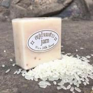 HCMXà phòng kích trắng cám gạo rice milk soap