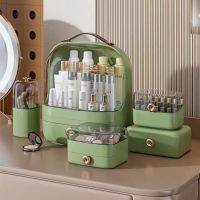 New Makeup Organizer Bathroom Cosmetic Storage Box Lipstick Container Waterproof Drawer Facial Mask Powder 5-Piece Set Organizer