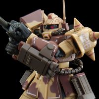 ?พร้อมส่ง? HG 1/144 Zaku Desert Type Gundam (Double Antenna Specification) [P-BANDAI]