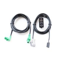 AUX USB Car Socket Switch audio + Cable For BMW E60 E61 E63 E64 E87 E90 E70 F25 for CIC units cd host