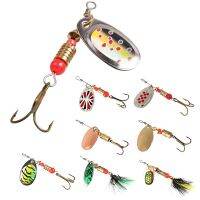 1PC Spinning Lures Spoon Fishing Lures Wobblers CrankBaits Jig Metal Sequin Trout Spoon  Hard Bait with Hooks Carp Fishing BaitLures Baits