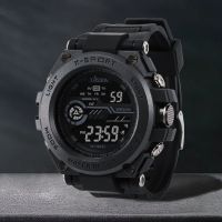 【Hot Sale】 2023 new LASIKA mens watch waterproof sports student junior high school multi-functional black technology luminous electronic