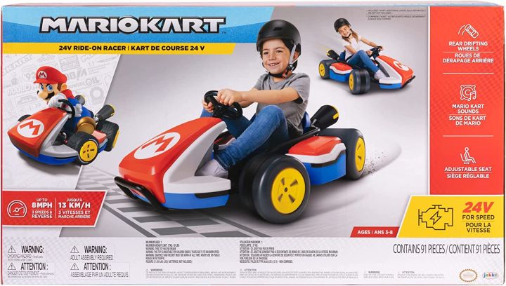 super-mario-kart-deluxe-kids-ride-on-24v-battery-powered-electric-vehicle-toy-ราคา-32-000-บาท