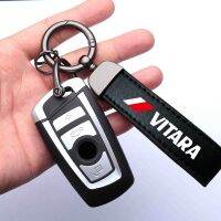 New Genuine Leather Car Styling Emblem Keychain Key Chain Rings For Suzuki Vitara 2020 2019-2016 2015-1999 Car Accessories