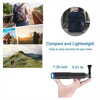 Aluminum Alloy Selfie Stick Sweatproof Handheld escopic Selfie Stick 48cm Waterproof Elescoping Pole Extendable Photo Sticks