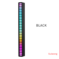 Suiweng ไฟรถกระบะ RGB สำหรับไฟผลิตภัณฑ์ตกแต่งบนโต๊ะเกมคอมพิวเตอร์แสงสร้างบรรยากาศไฟทำนองดนตรีมีสีสัน