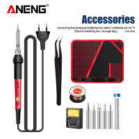 ANENG SL102ดิจิตอลหัวแร้งไฟฟ้า Useu ปลั๊กปรับอุณหภูมิ220V 110V เครื่องมือเชื่อมแบบพกพา Electrocautery