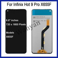 ต้นฉบับสำหรับ Infinix Hot 9 Hot Pro 9 Play แผงหน้าจอทัชสกรีนจอแสดงผล LCD แบบสัมผัสหน้าจอ