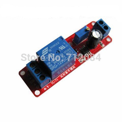 Delay Timer Relay Disconnect Relay Module สวิตช์หน่วงเวลา12V สำหรับหุ่นยนต์รถอัจฉริยะ Diy Electronic