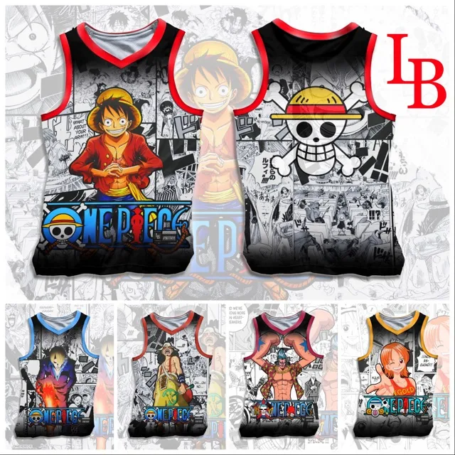 One Piece Anime Design Full Sublimation Basketball Jersey | Lazada PH