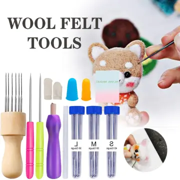 Doll Wool Felt Kit Needle Felting Kit Animal Pet Doll for Needle